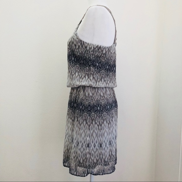 ⭐️Express⭐️Light Grey Crochet Embroidery Strapy Womens Summer Dress Small Petite - Picture 6 of 8